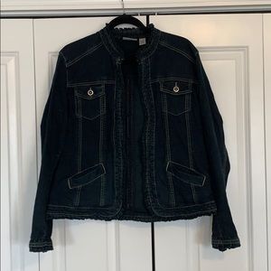 Chico’s Platinum Collection Size 2 Denim Jacket